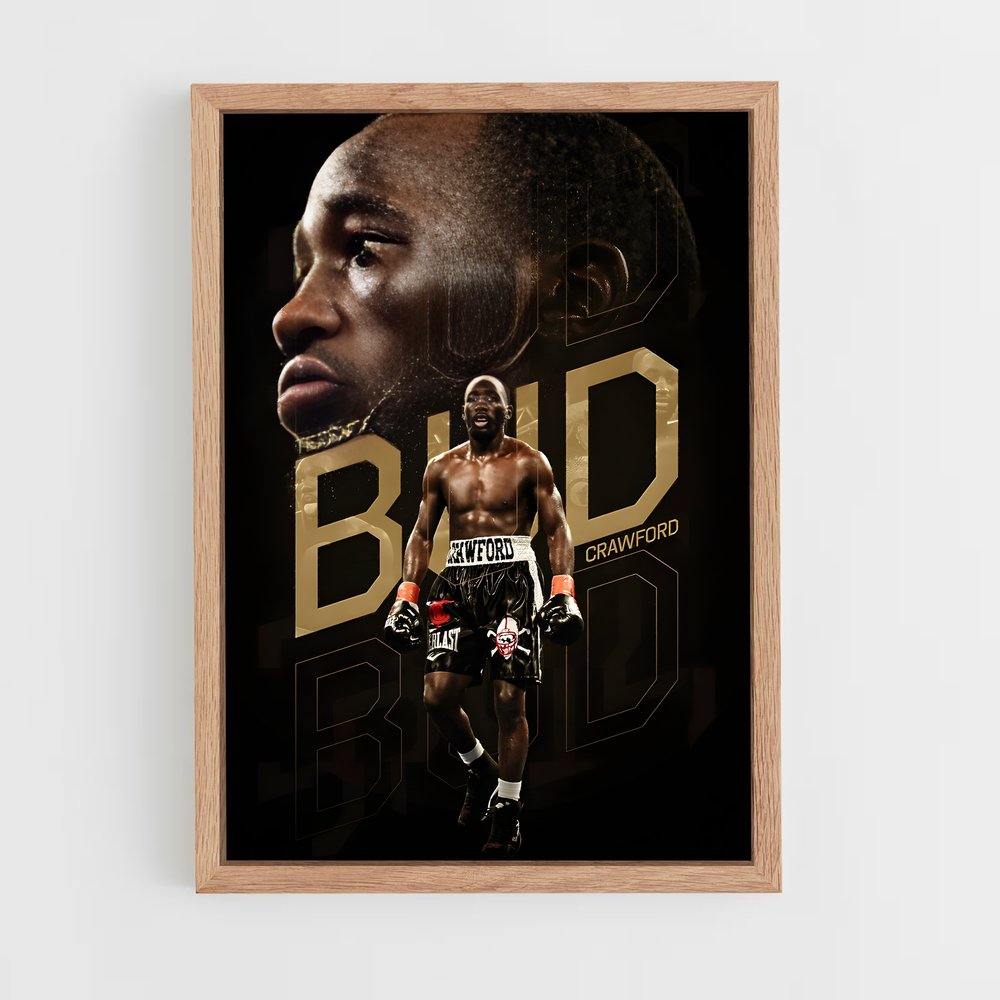 ap-terence crawford-1 cadre Bois clair