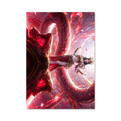 Poster Dragonne et Lame
