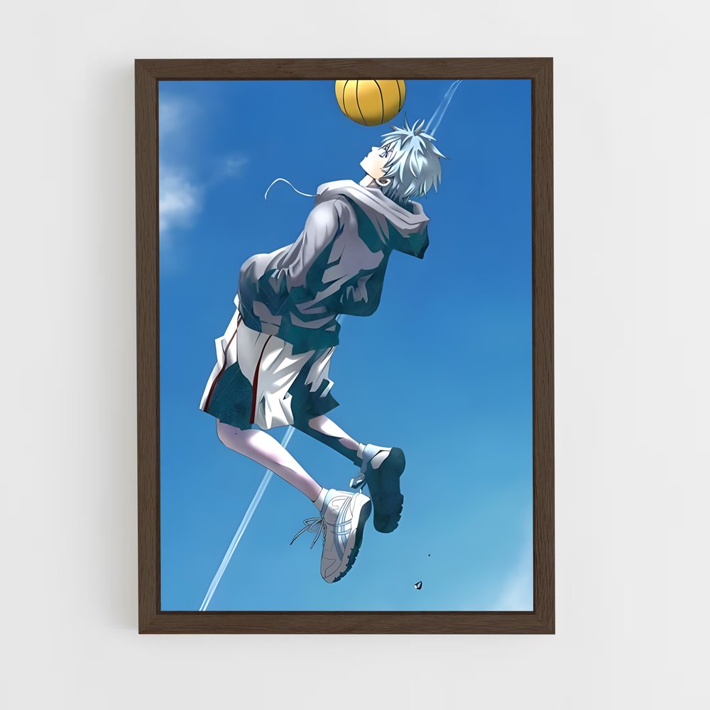 ap-tetsuya kuroko-5 cadre Bois foncé