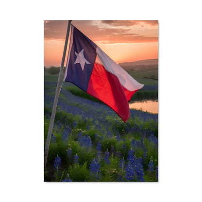 Poster Bluebonnet Texas