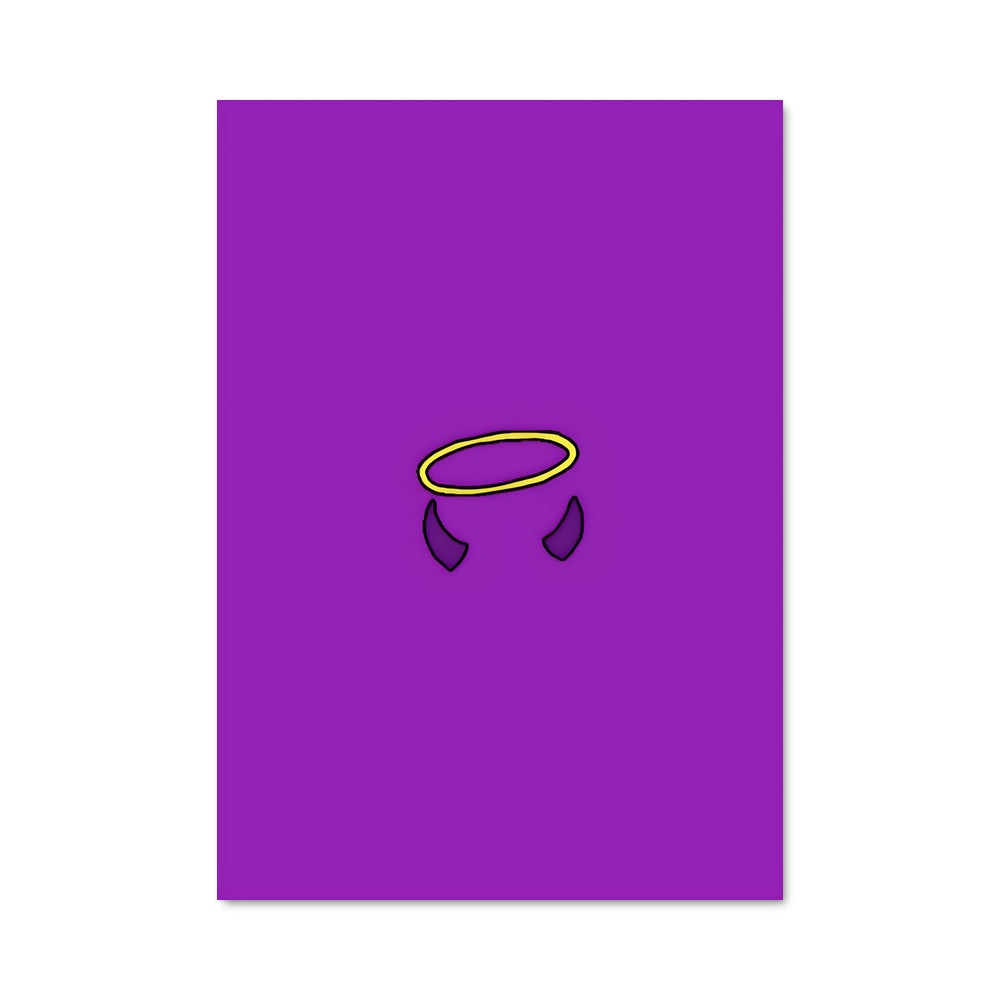 Poster Auréole Violette