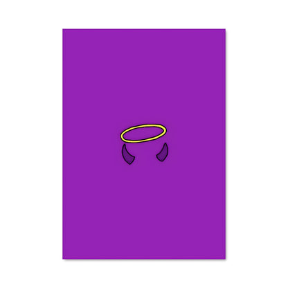 Poster Auréole Violette