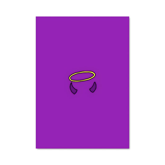 Poster Auréole Violette
