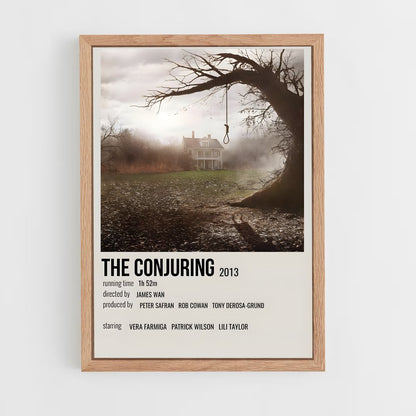 ap-the conjuring-1 cadre Bois clair