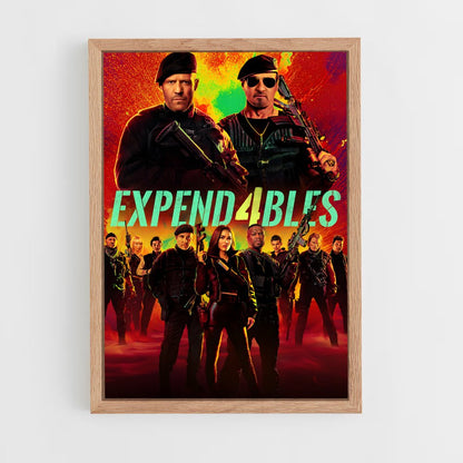 ap-the expendables-6 cadre Bois clair