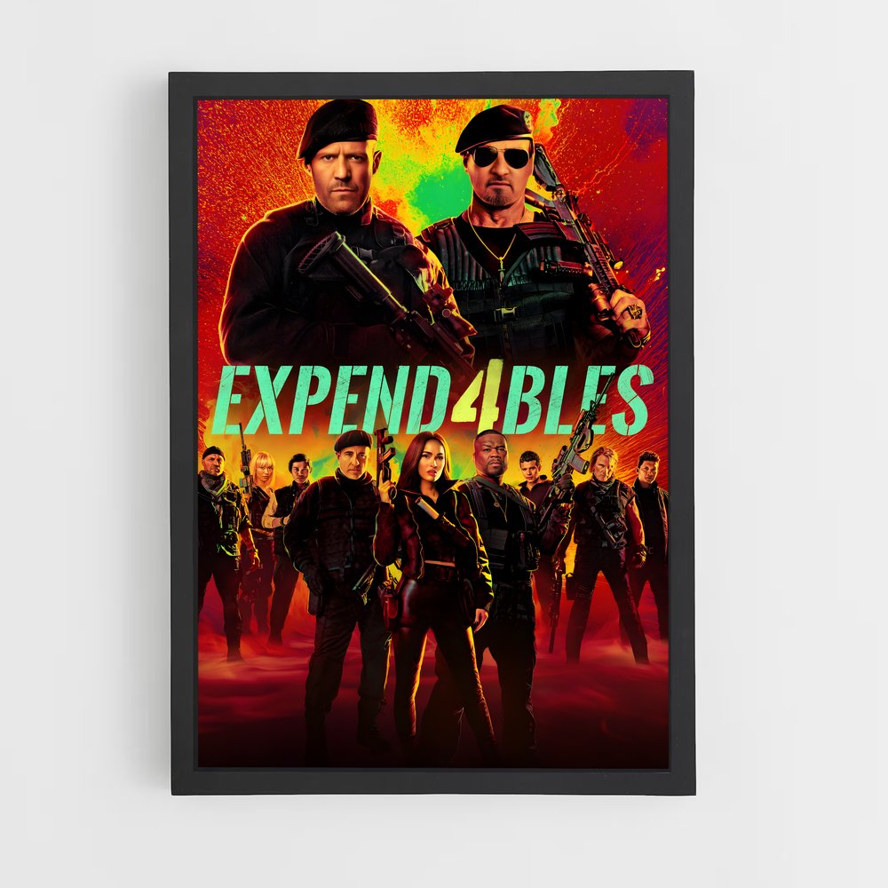 ap-the expendables-6 cadre Noir