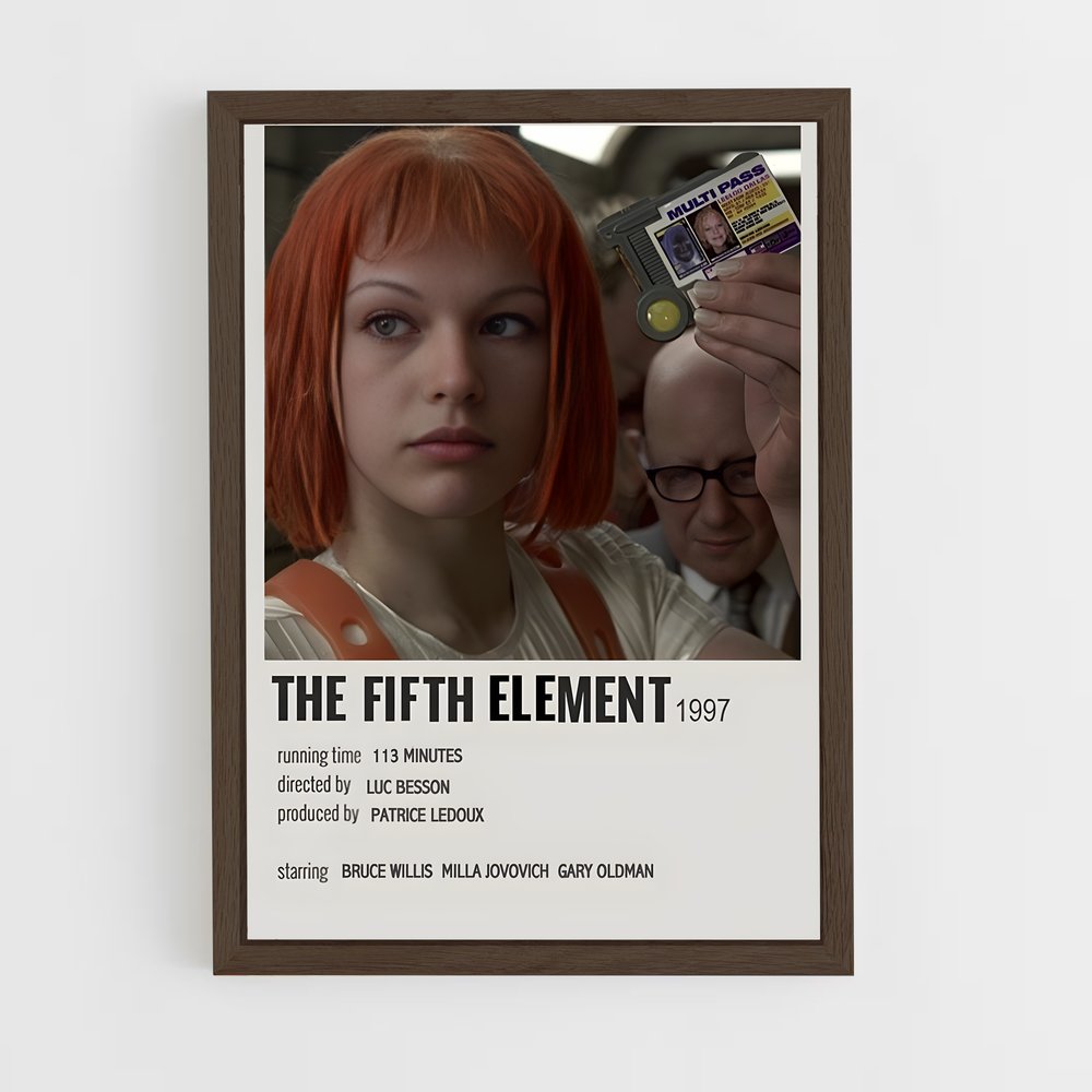 ap-the fifth element-2 cadre Bois foncé