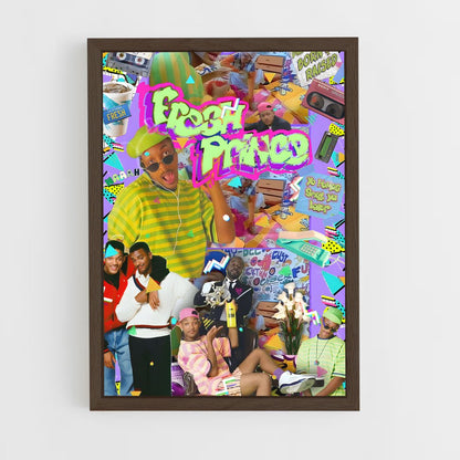 ap-the fresh prince of bel air-8 cadre Bois foncé