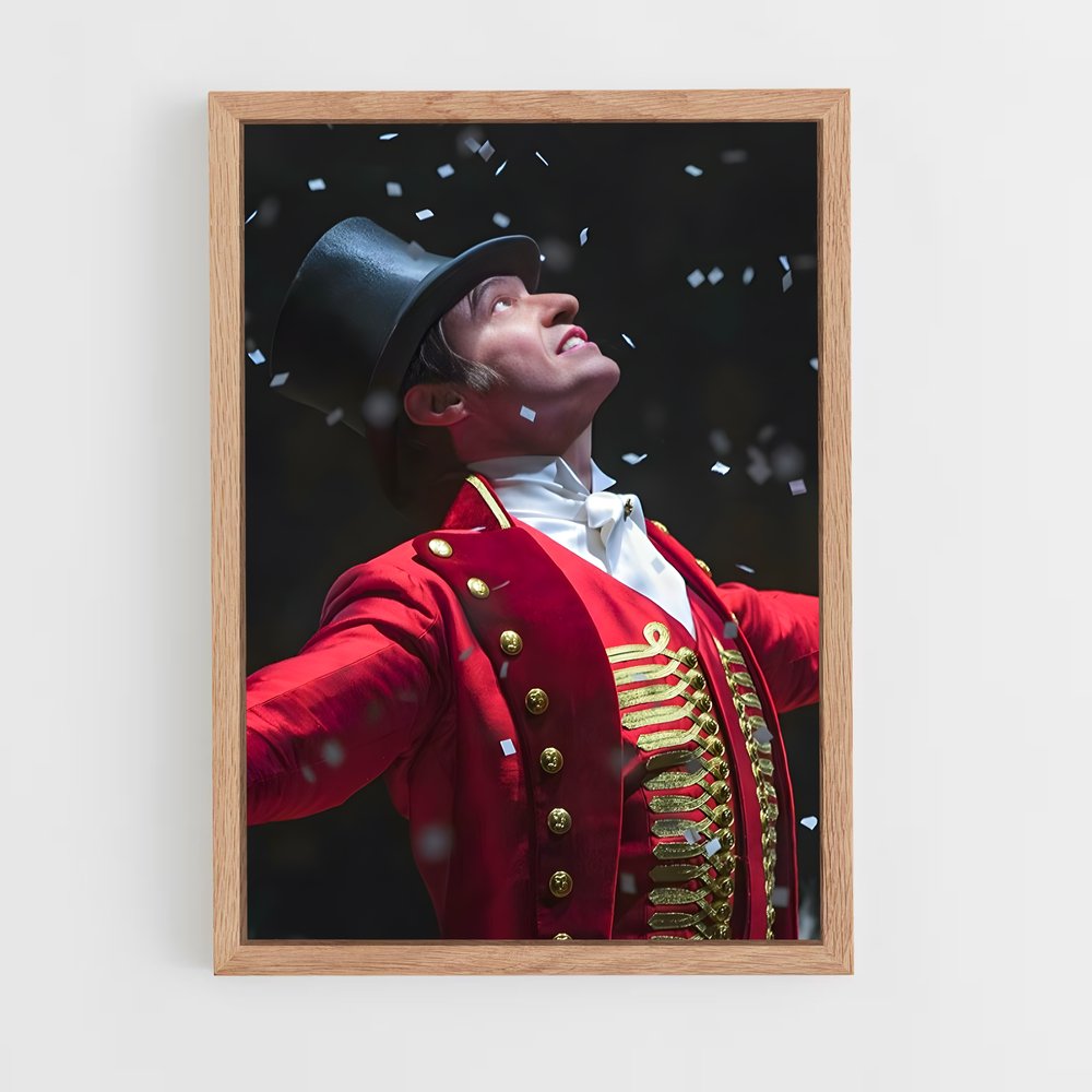 ap-the greatest showman-5 cadre Bois clair