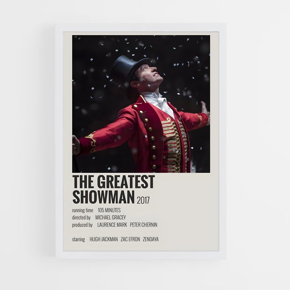 ap-the greatest showman-6 cadre Blanc