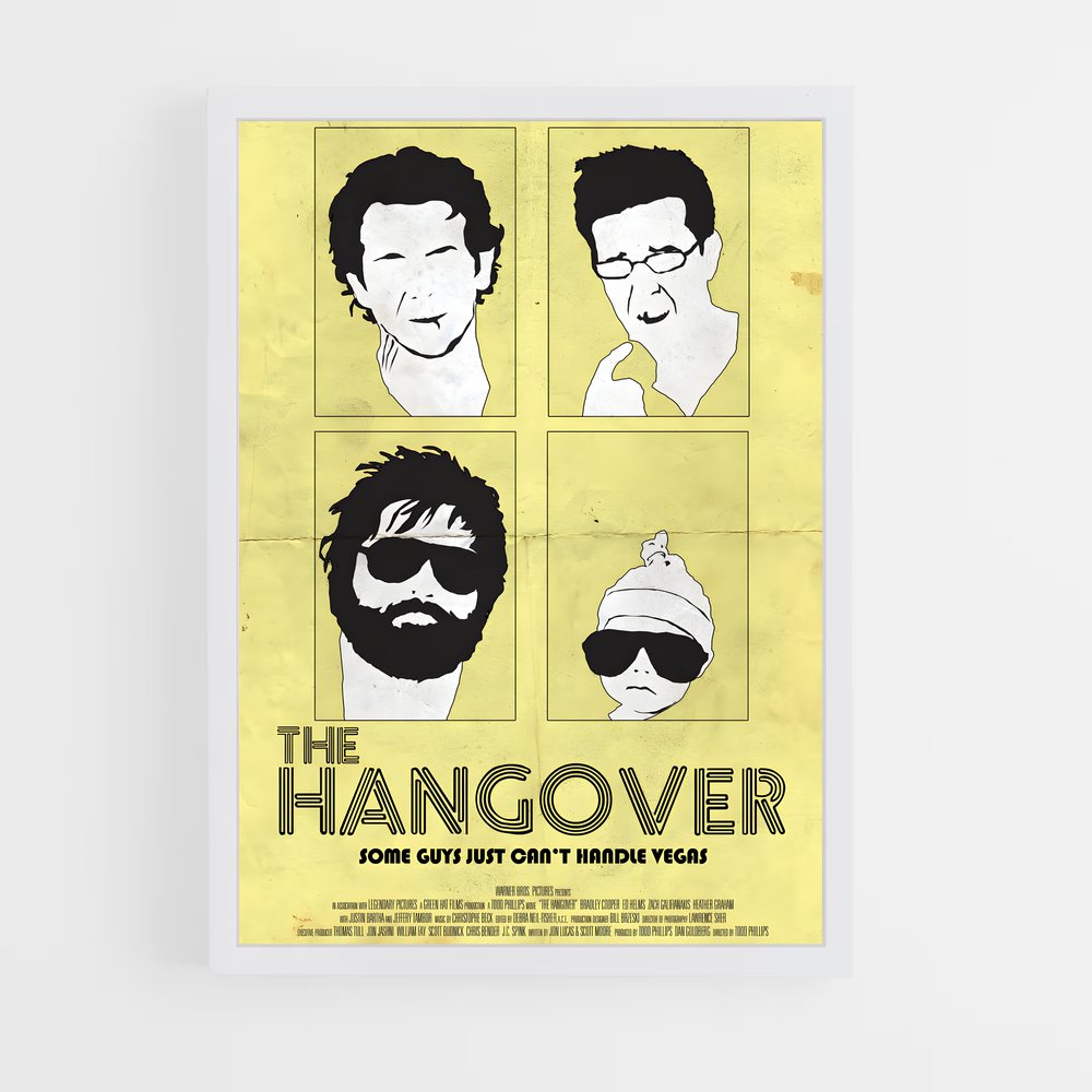ap-the hangover-5 cadre Blanc