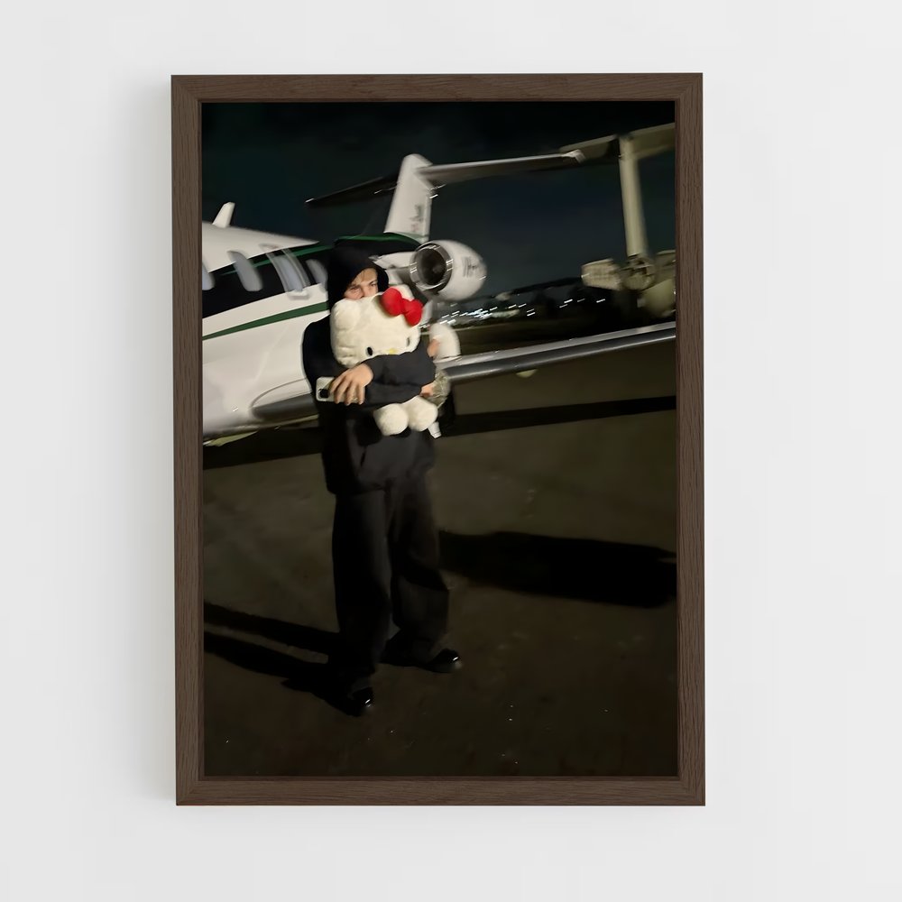 ap-the kid laroi-2 cadre Bois foncé