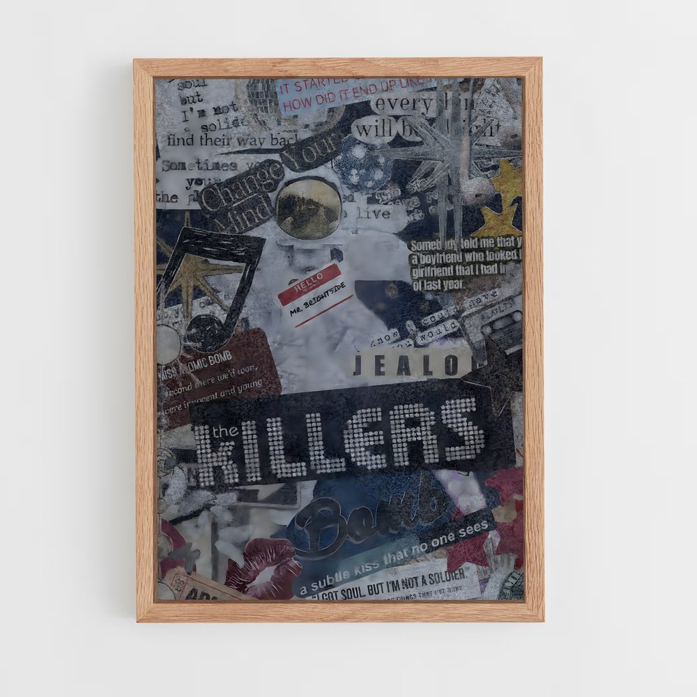 ap-the killers-1 cadre Bois clair