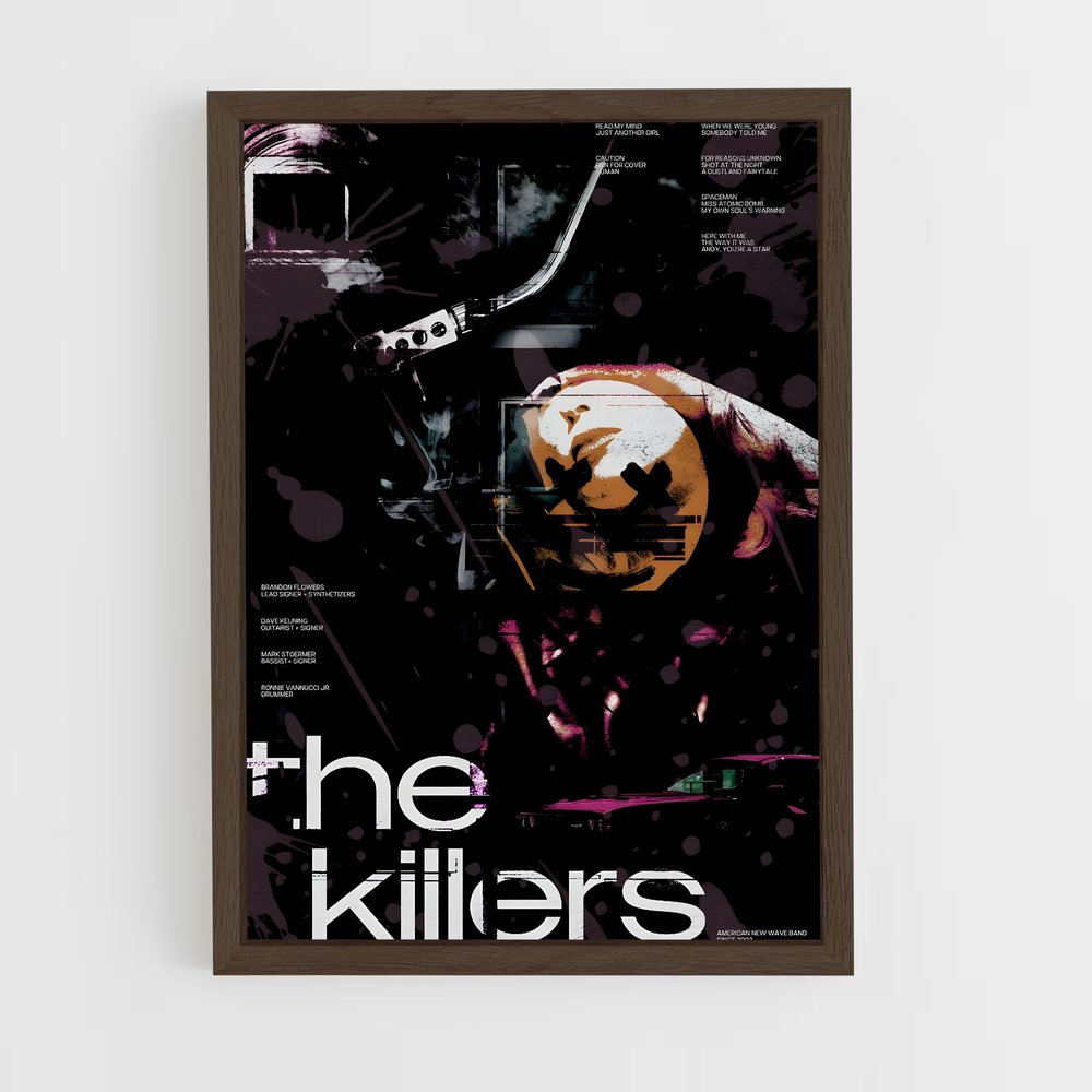 ap-the killers-4 cadre Bois foncé