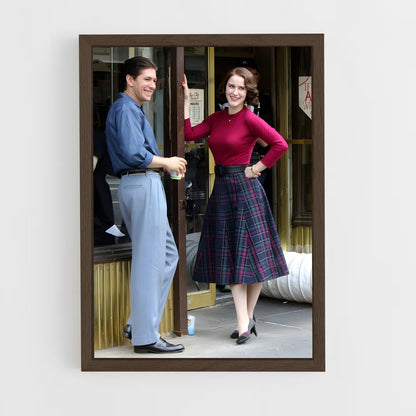 ap-the marvelous mrs maisel-7 cadre Bois foncé