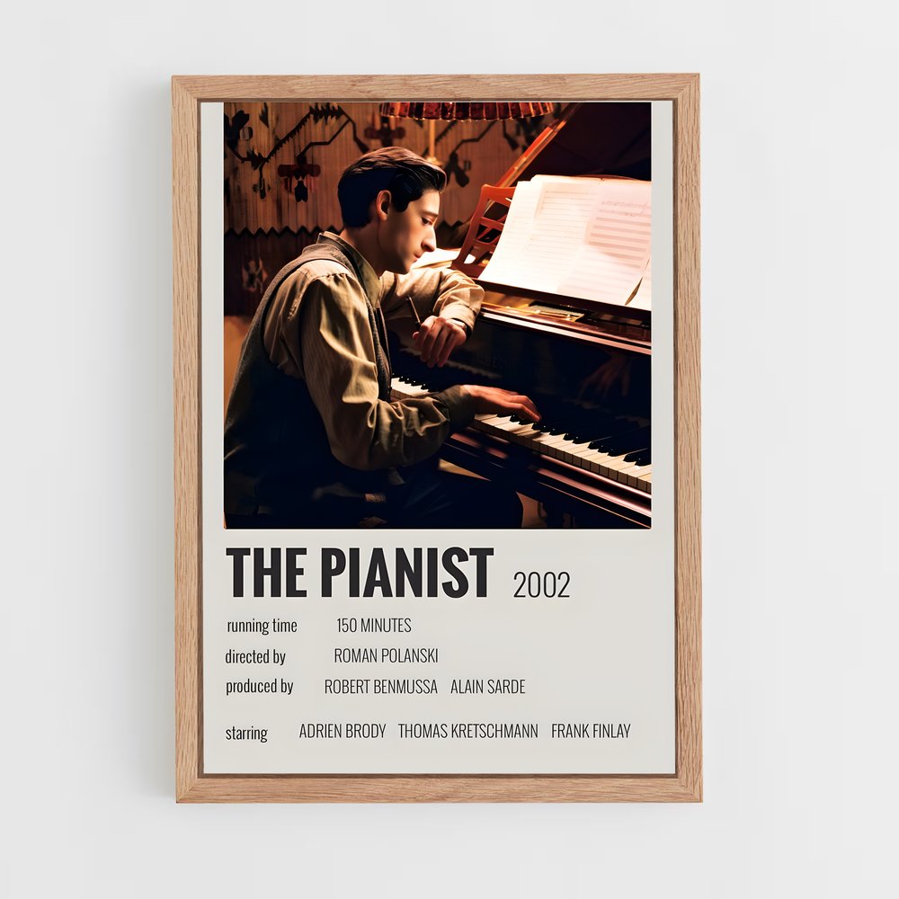 ap-the pianist-1 cadre Bois clair