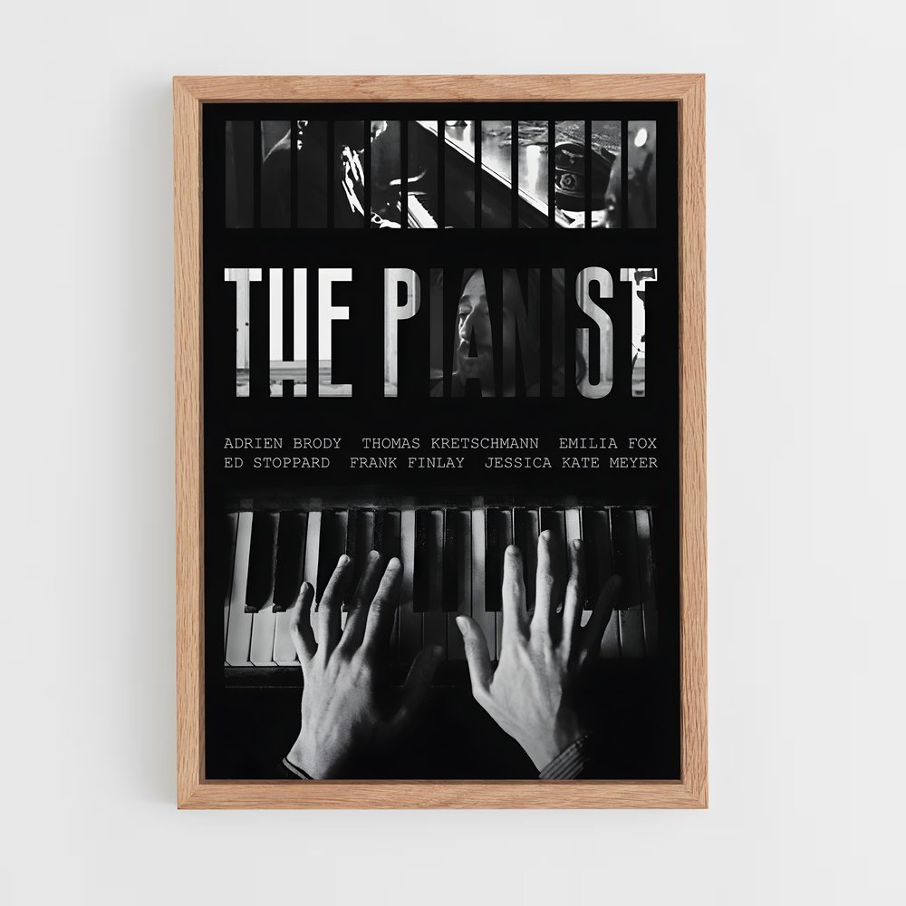 ap-the pianist-3 cadre Bois clair