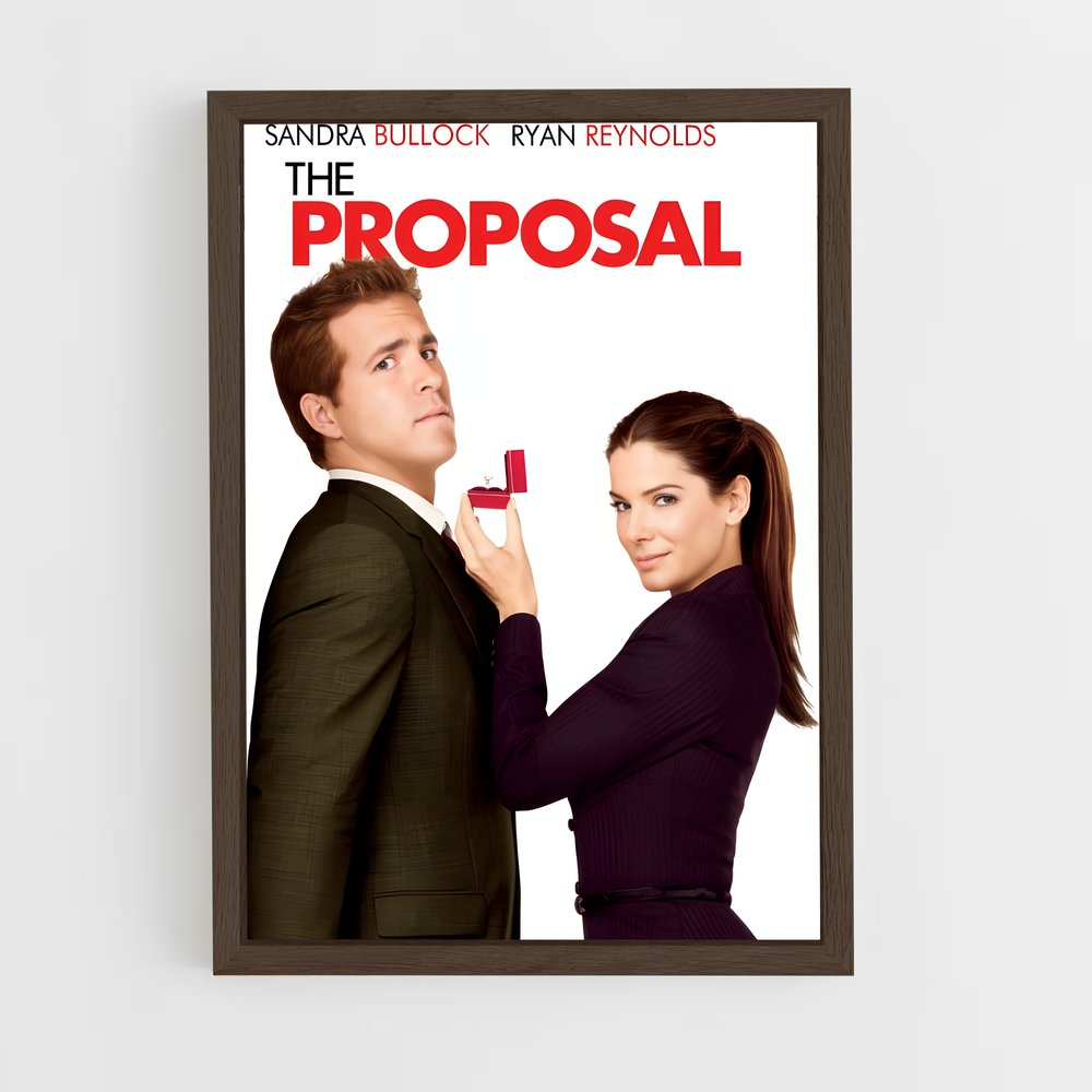 ap-the proposal-1 cadre Bois foncé