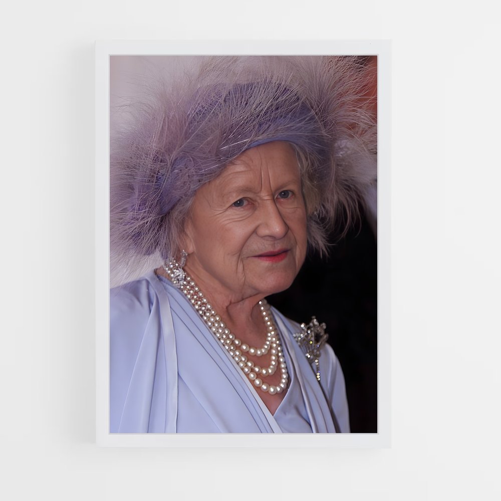 ap-the queen mother-2 cadre Blanc