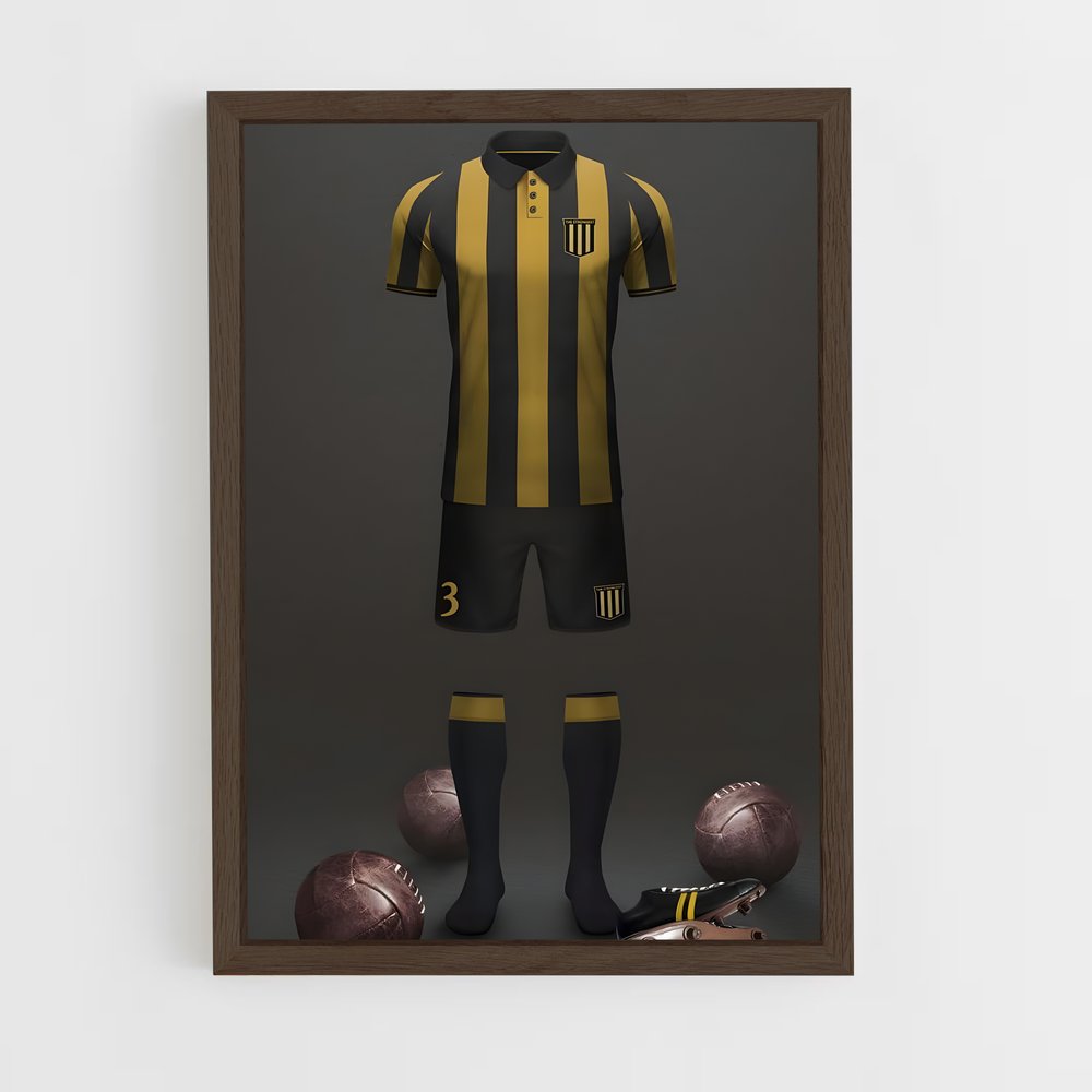 ap-the strongest bolivia football club-4 cadre Bois foncé