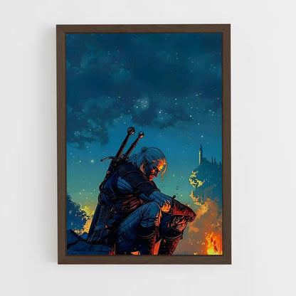 ap-the witcher-1 cadre Bois foncé