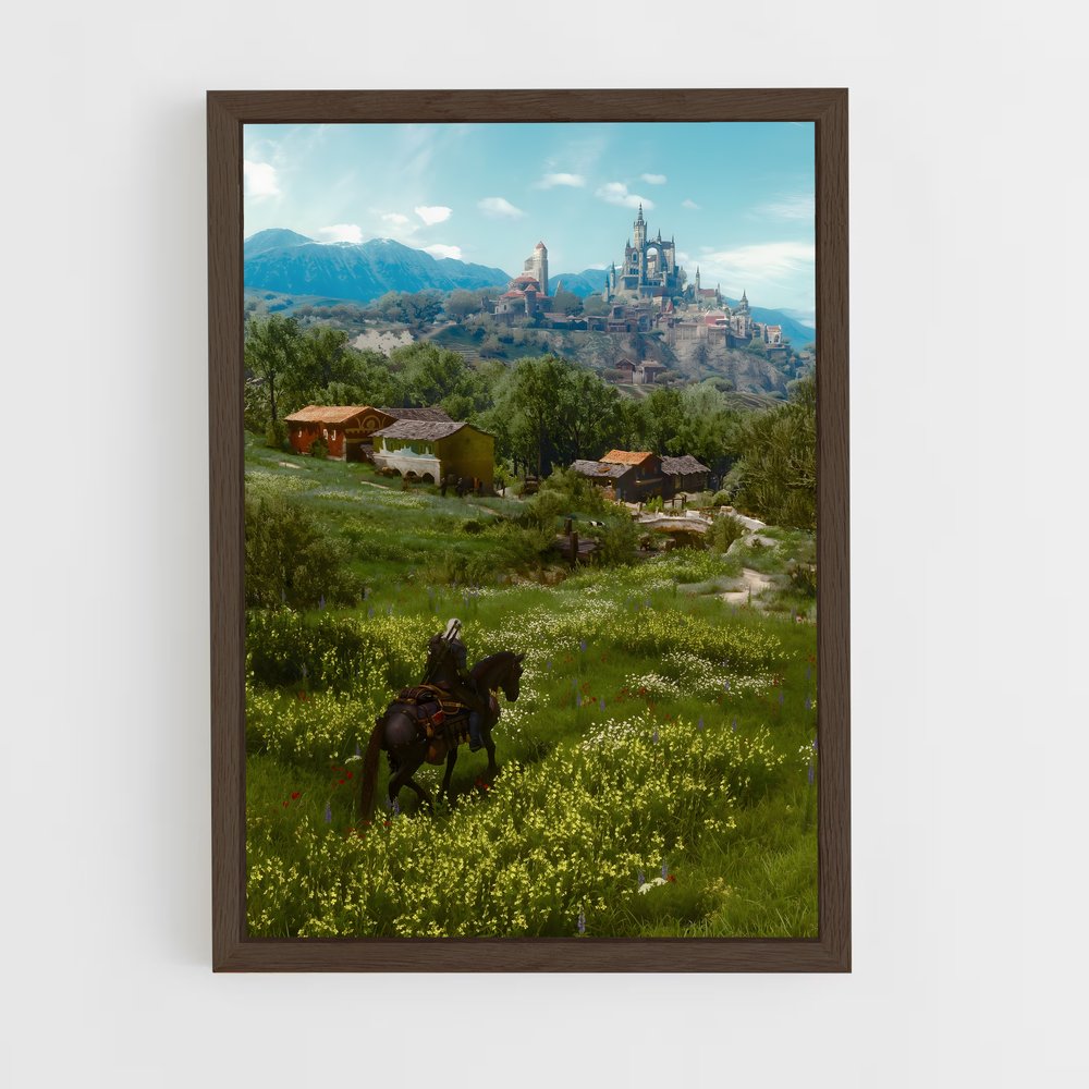 ap-the witcher-15 cadre Bois foncé