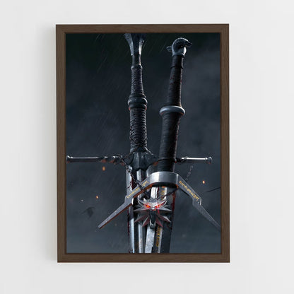 ap-the witcher-6 cadre Bois foncé