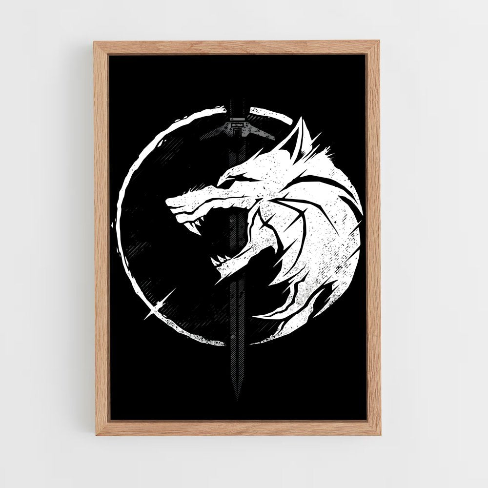 ap-the witcher-8 cadre Bois clair