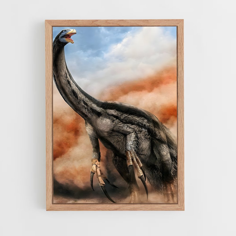 ap-therizinosaurus-2 cadre Bois clair