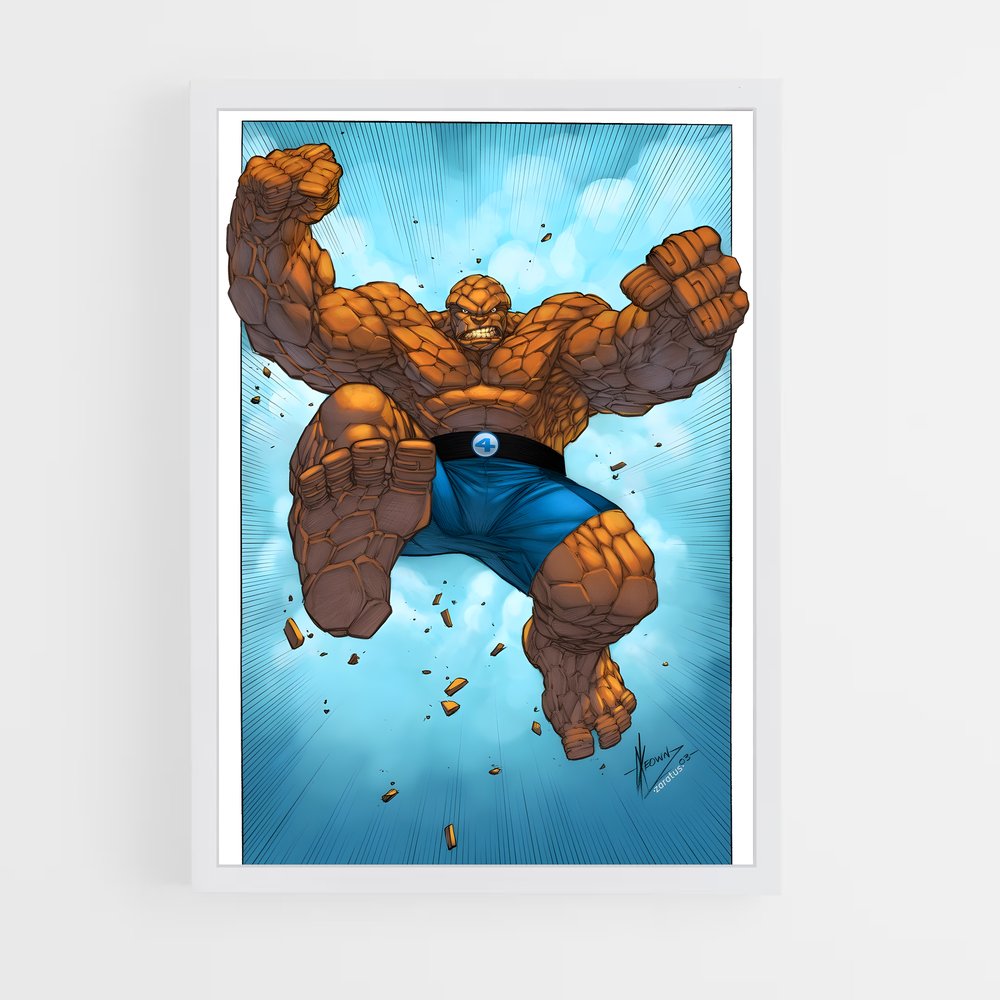 ap-thing ben grimm-4 cadre Blanc