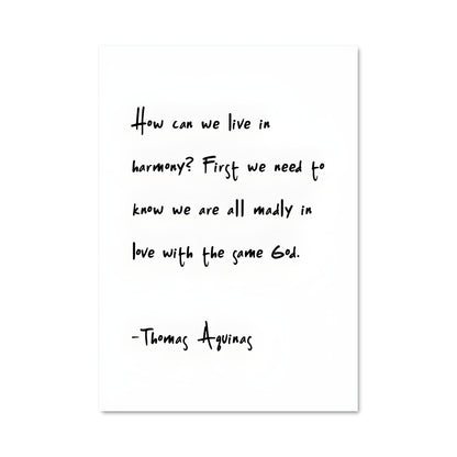 Poster Thomas aquinas 13507