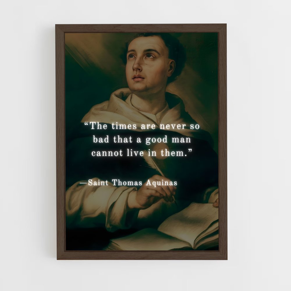 ap-thomas aquinas-1 cadre Bois foncé