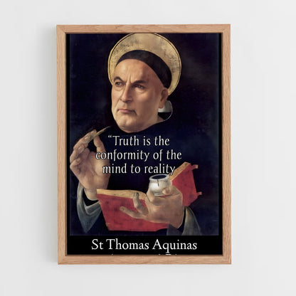 ap-thomas aquinas-5 cadre Bois clair