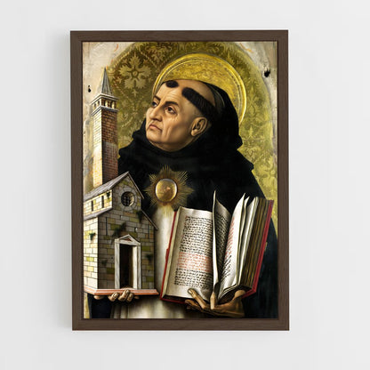 ap-thomas aquinas-7 cadre Bois foncé