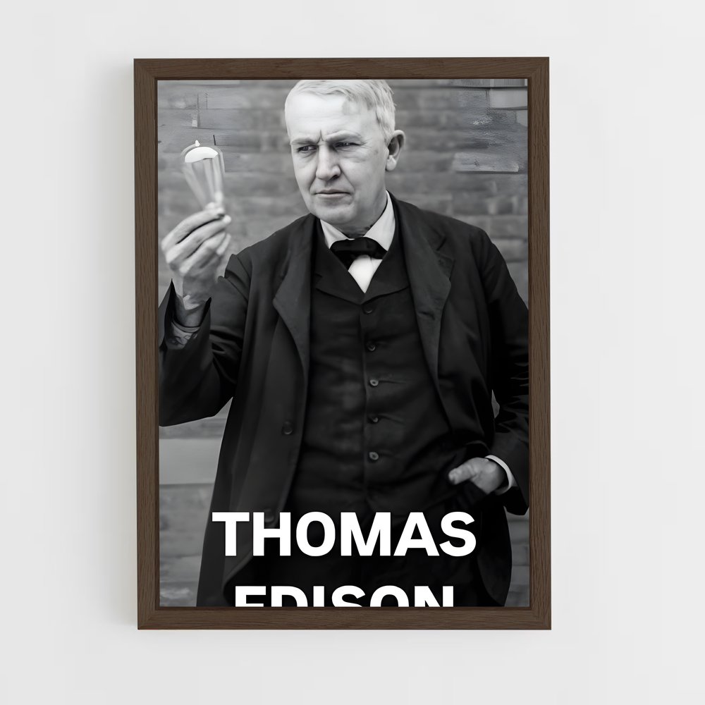 ap-thomas edison-1 cadre Bois foncé