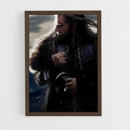 ap-thorin oakenshield-7 cadre Bois foncé
