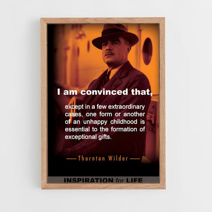 ap-thornton wilder-6 cadre Bois clair