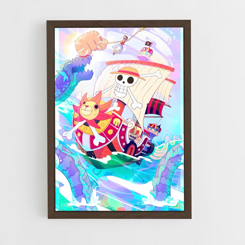 ap-thousand sunny-1 cadre Bois foncé