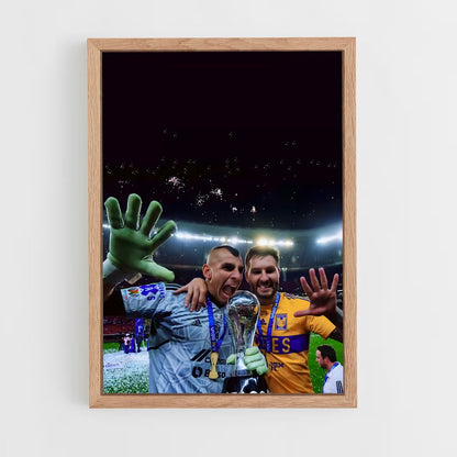 ap-tigres uanl-3 cadre Bois clair