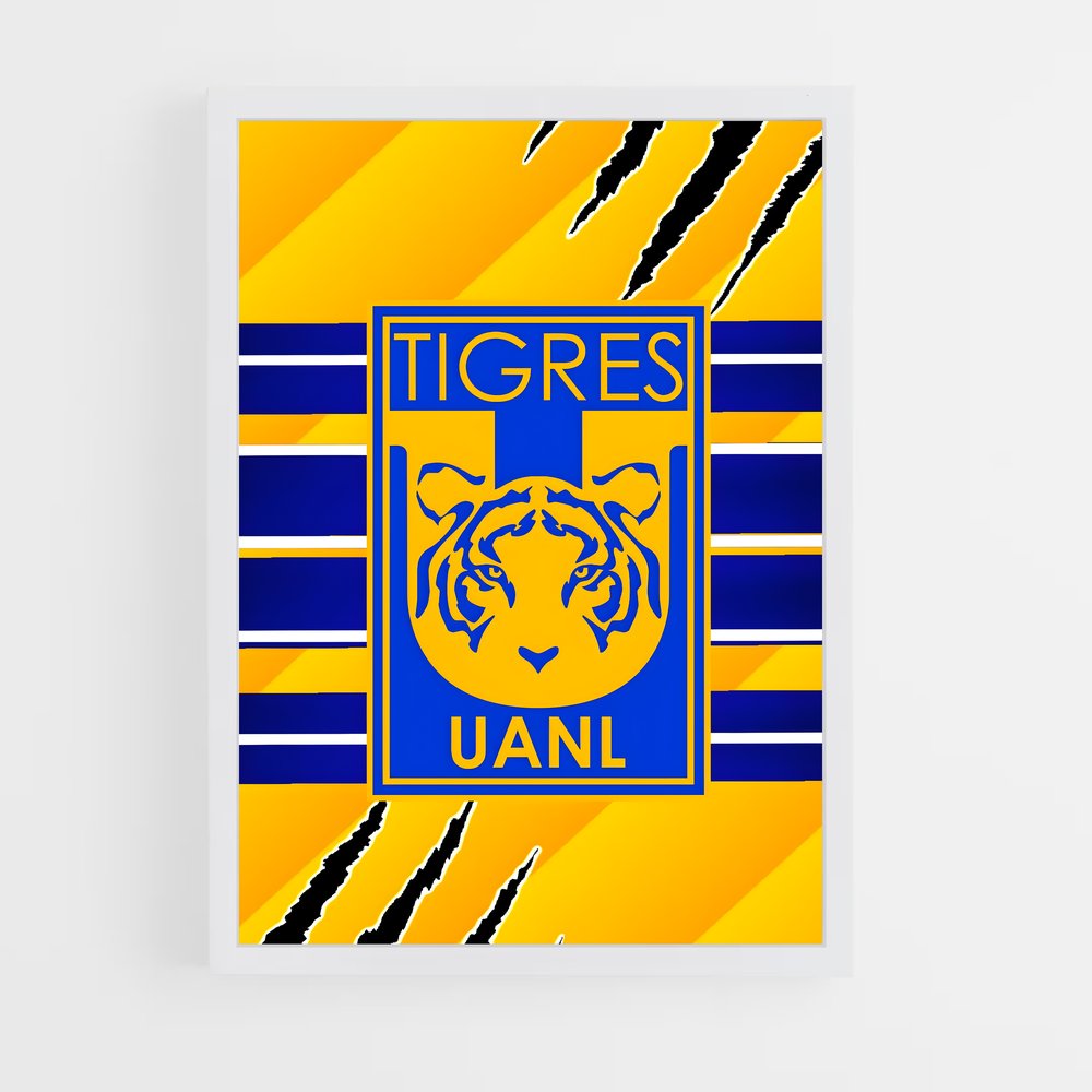 ap-tigres uanl-7 cadre Blanc