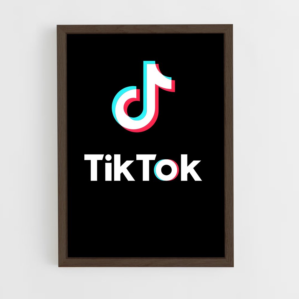 ap-tiktok-1 cadre Bois foncé