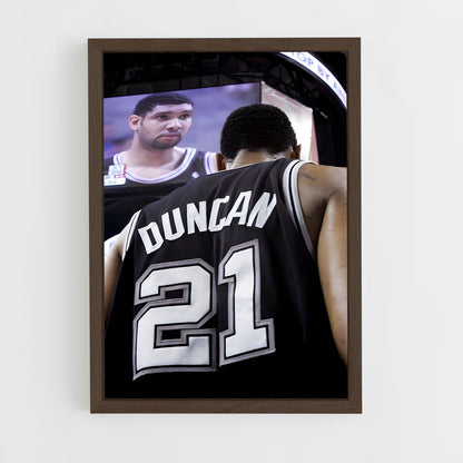 ap-tim duncan-11 cadre Bois foncé