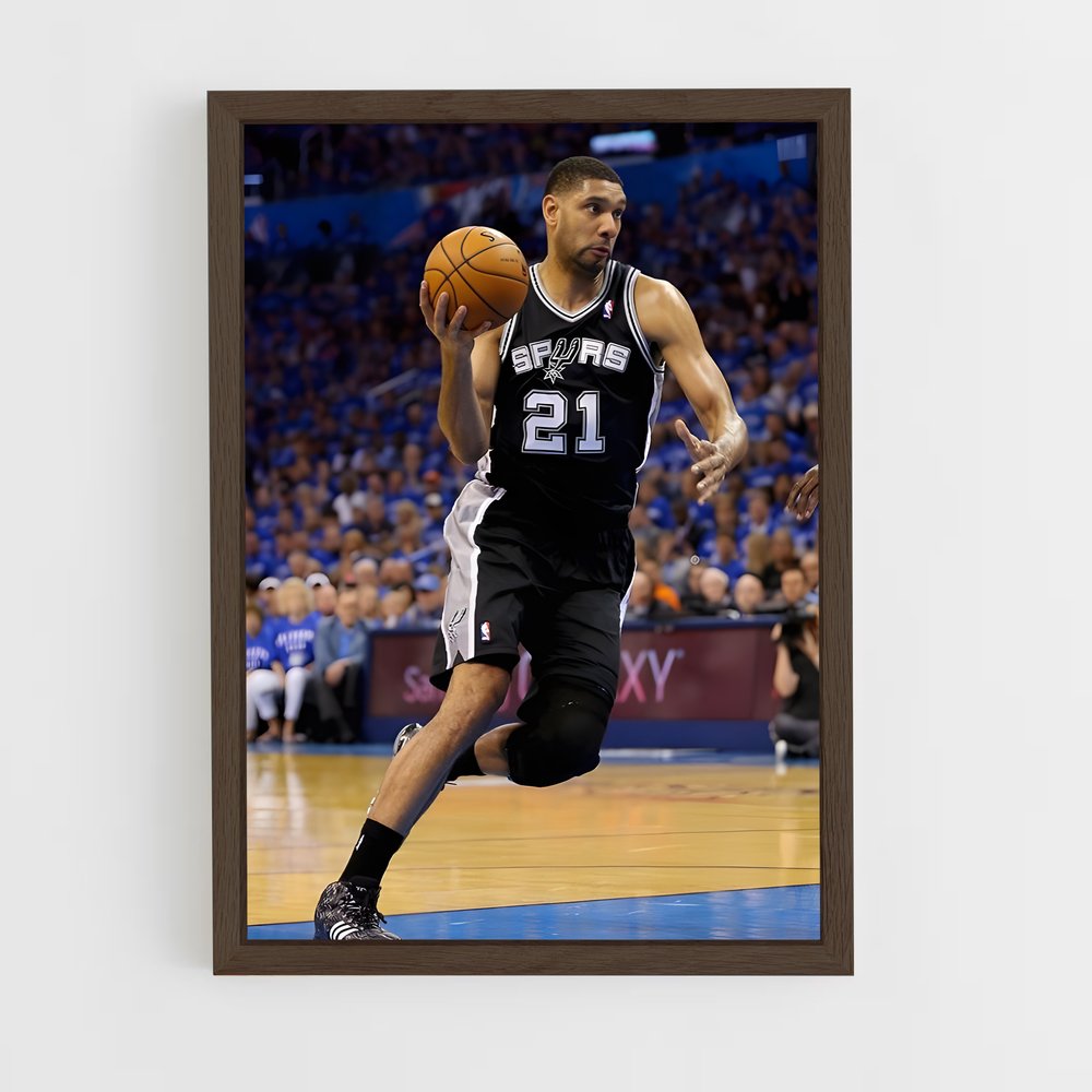 ap-tim duncan-6 cadre Bois foncé