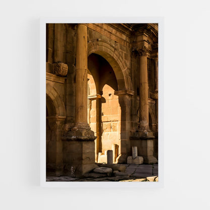 ap-timgad roman ruins-1 cadre Blanc