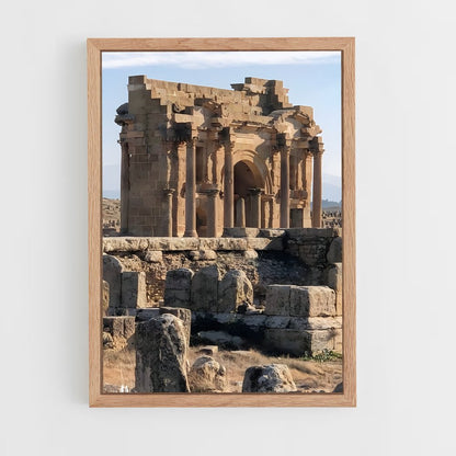ap-timgad roman ruins-2 cadre Bois clair