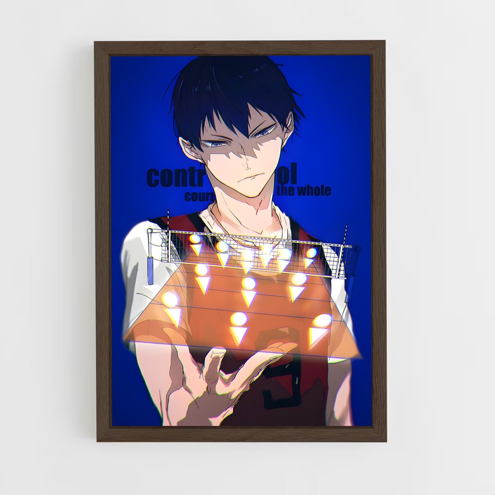 ap-tobio kageyama-3 cadre Bois foncé