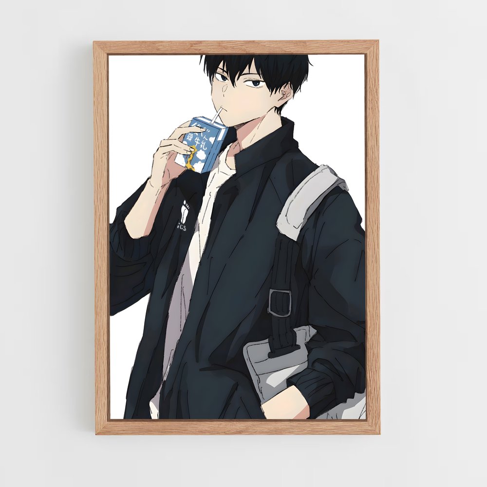 ap-tobio kageyama-4 cadre Bois clair
