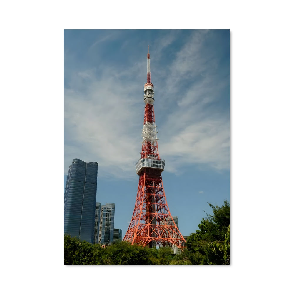 Poster Tokyo en Rouge