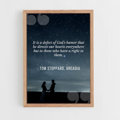 ap-tom stoppard-3 cadre Bois clair