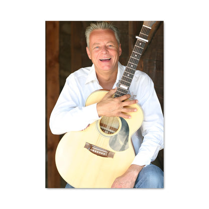 Poster Guitariste Rayonnant